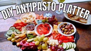 The BEST Appetizer Recipe 10Minute Antipasto Platter  Easy Appetizer [upl. by Nat]