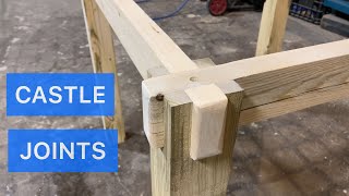 How to make castle joints on a table saw [upl. by Watkins870]