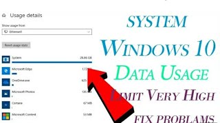 How to Stop Windows High System Data UsageFix ProblemIn 1 Minute [upl. by Nodyarg537]