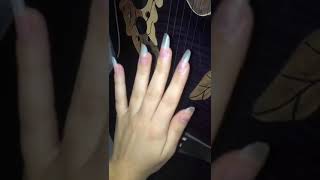 A new video of very long nails by our model ElenaC august 2021 [upl. by Lyred]