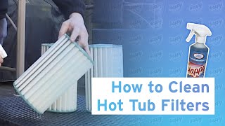 How to Clean your Hot Tub Filters [upl. by Tareyn]