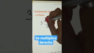 👌Multiplicación de fracciones y enteros EJ 4 [upl. by Sharos173]