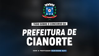 CONCURSO PREFEITURA DE CIANORTEPR  PLANEJAMENTO DE ESTUDOS [upl. by Rider]