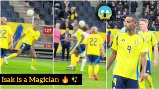 Alexander Isak Magical Skills During Sweden Vs Azerbaijan 🔥🤯 [upl. by Baker733]