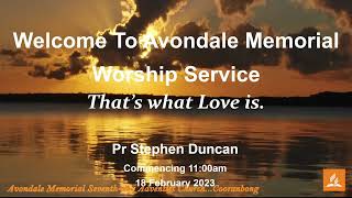 Avondale Memorial Church Service  1822023 [upl. by Karilynn]