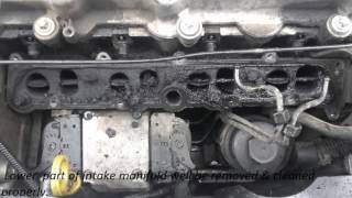 EGR Valve Properly Cleaning Procedure on Opel Vauxhall 20 or 22 DTI [upl. by Wiltshire]