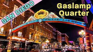 EVERYTHING you need to know about the GASLAMP QUARTER  San Diego [upl. by Arahsit457]