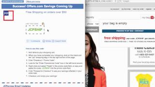 JCPenney Coupon Code 2013  How to use Promo Codes and Coupons for JCPenneycom [upl. by Isis]