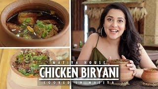 Chicken Biryani Cooked in a Clay Pot  Matiya House [upl. by Aneles843]