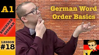 German Word Order Basics  Beginner German with Herr Antrim 18 [upl. by Idisahc]