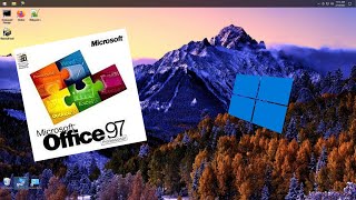 Installing Office 97 on Windows 10 [upl. by Assi]