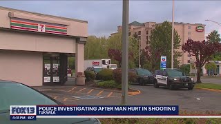 Police investigating Tukwila shooting  FOX 13 Seattle [upl. by Ekim]