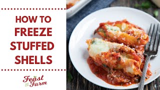 The Best Stuffed Shells for Freezing [upl. by Ridley]