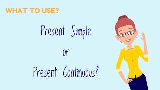 Easy English Learning Present Simple vs Present Continuous 2 minute English learn English [upl. by Garzon]