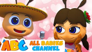 ABC  La Cucaracha  Kids Songs And Much More  All Babies Channel [upl. by Llerrad]