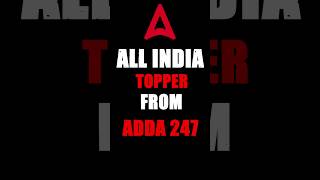 CUET All India Topper From CUET Adda247 shorts cuet [upl. by Ailongam]