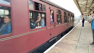 Class 50 departing Ramsbottom with two coaches [upl. by Burtis]