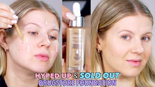 HYPED UP amp SOLD OUT New Drugstore Foundation [upl. by Burne156]