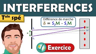 🟠 Exercice INTERFÉRENCES  Terminale spé physique chimie  Lycée [upl. by Alor353]