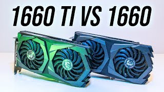 Nvidia GTX 1660 Ti vs 1660  16 Games Tested [upl. by Knowle]