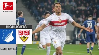 TSG Hoffenheim  VfB Stuttgart  03  Zusammenfassung  Bundesliga 202324 [upl. by Noyahs]