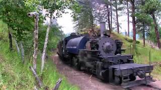 Black Hills Central 2662T 110 Mallet steam locomotive climbs 6 grade [upl. by Margret]