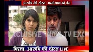 Aarushis Friend Fiza Talks Exclusively with India TV  Aarushi Murder Case [upl. by Anitnas]