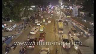 Marathahalli Bridge Bangalore  Busy Bangalore Traffic [upl. by Trebornhoj]