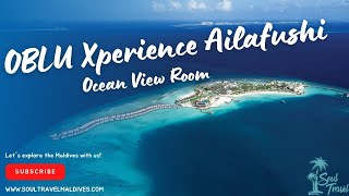 OBLU Xperience Ailafushi Maldives – Ocean View Room – Roomtour [upl. by Vedi]