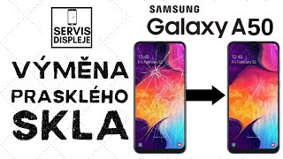 Výměna rozbitého skla Samsung A50 [upl. by Akinirt]