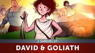 David and Goliath Animated Bible Story for Kids  1 Samuel 17  Sunday School Sharefaithcom [upl. by Jochbed]