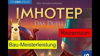 Imhotep  Das Duell  Anleitung amp Rezension  SpieLama [upl. by Micro]