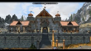 Valkyrja Castle  Skyrim Special Edition House Mod [upl. by Rubinstein]