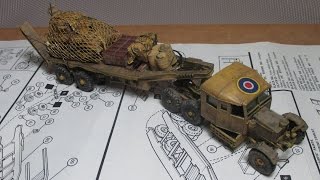 Airfix 176 Scammell Tank Transporter [upl. by Ailssa]