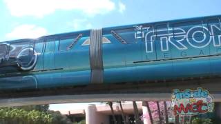 Tronorail Tron  monorail debuts at Walt Disney World in Epcot [upl. by Lilli]