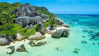 Most Beautiful Beach in the Seychelles Anse Source Dargent Crystal Kayaks [upl. by Gula]