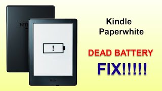 Kindle Paperwhite DEAD BATTERY FIX [upl. by Aneroc]