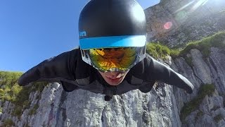 GoPro Majestic Wingsuit Flight in Switzerland [upl. by Ellered470]