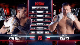 KSW Free Fight Roberto Soldić vs Patrik Kincl  KSW 65 [upl. by Eibur854]