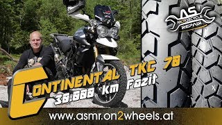 ➤ CONTINENTAL TKC 70 30000 KILOMETER FAZIT Triumph Tiger 800 [upl. by Queri700]