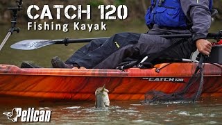 Review Pelican Catch 120 Fishing Kayak  Field Trips with Robert Field [upl. by Enihpets294]