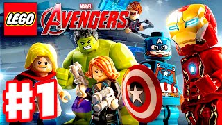 LEGO Marvels Avengers  Gameplay Walkthrough Part 1  Captain America Iron Man Thor Hulk PC [upl. by Lubin]