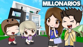 ME ADOPTA UNA FAMILIA DE MILLONARIOS EN BROOKHAVEN ROBLOX [upl. by Onailime]