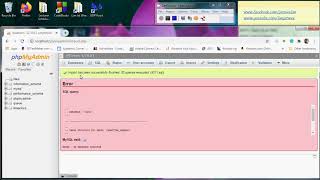 MySQL  PhpMyAdmin  No Database Selected error message during Importing [upl. by Egiap]