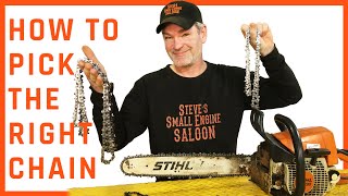 How To Buy The Proper Chain For A Chainsaw [upl. by Bernardi]