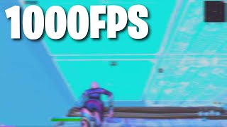 1000FPS出るPCで建築したら【フォートナイトFORTNITE】 [upl. by Sisenej]