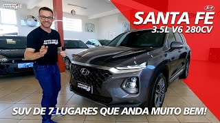 Hyundai Santa Fe 35L V6  Anda Muito Bem com um Bom 0100 [upl. by Nnaeinahpets]