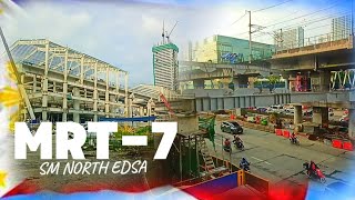 MRT3LRT1MRT7 UPDATE NORTH EDSA QUEZON CITY [upl. by Rem276]