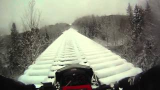 Ontario Snowmobiling January 2013 [upl. by Silvain]