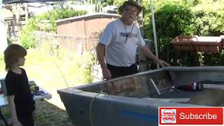 How to replace the TRANSOM on your Boat [upl. by Swigart]